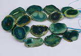 CNG3463 15.5 inches 35*40mm - 45*55mm freeform agate beads