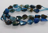 CNG3510 15.5 inches 15*20mm - 18*25mm faceted nuggets agate beads