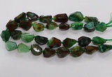 CNG3511 15.5 inches 15*20mm - 18*25mm faceted nuggets agate beads