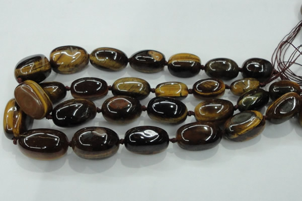 CNG353 15.5 inches 15*20mm - 20*35mm nuggets tiger eye beads