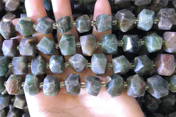 CNG3537 15.5 inches 12*14mm - 13*16mm faceted nuggets diopside beads