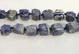 CNG3570 15.5 inches 18*20mm - 25*30mm nuggets rough lapis lazuli beads