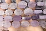 CNG3701 15.5 inches 15*20mm freeform rough lavender amethyst beads