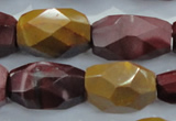 CNG371 15.5 inches 20*25mm faceted nuggets mookaite beads