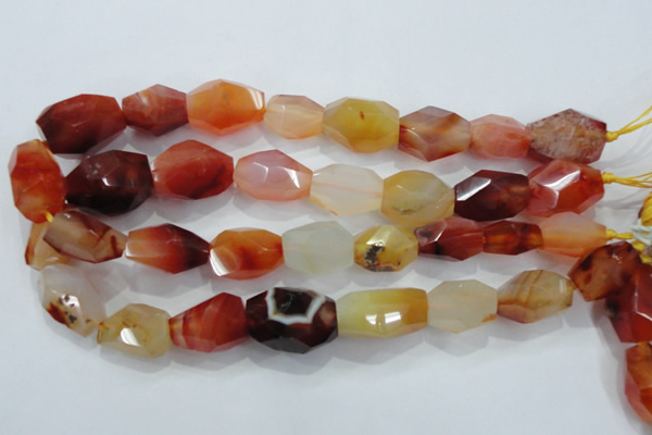 CNG391 15.5 inches 13*18mm – 18*24mm faceted nuggets agate beads