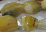 CNG396 15.5 inches 15*25mm – 22*30mm faceted nuggets agate beads