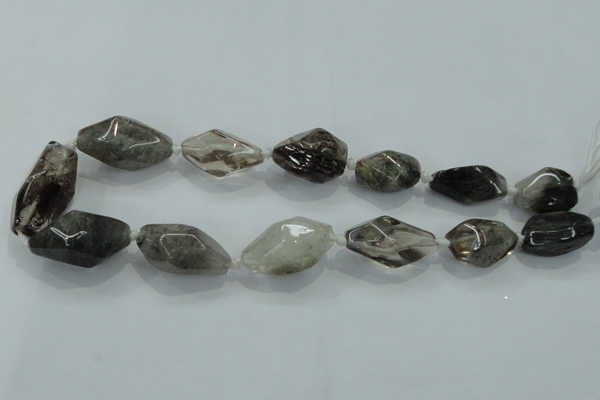 CNG410 15.5 inches 15*20mm - 20*35mm nuggets quartz beads