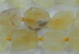 CNG431 15.5 inches 15*20mm – 25*30mm nuggets citrine gemstone beads