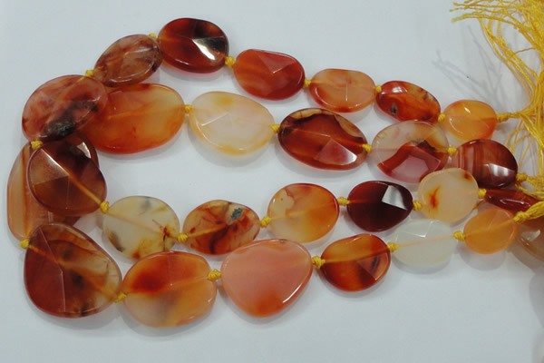 CNG447 15.5 inches 15*20mm – 30*40mm faceted nuggets agate beads