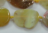 CNG452 15.5 inches 20*28mm - 30*38mm nuggets agate gemstone beads