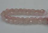 CNG5003 15.5 inches 12*16mm - 15*20mm faceted nuggets rose quartz beads