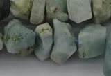 CNG5012 15.5 inches 10*15mm - 15*20mm nuggets aquamarine beads