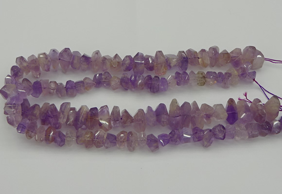 CNG5025 15.5 inches 6*10mm - 10*18mm faceted nuggets ametrine beads