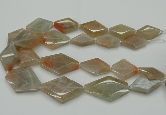 CNG5062 15.5 inches 20*30mm - 35*45mm faceted freeform moonstone beads