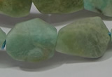 CNG5123 15.5 inches 14*20mm - 18*25mm freeform matte amazonite beads