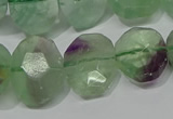 CNG5139 15.5 inches 15*18mm - 15*20mm faceted freeform fluorite beads