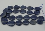 CNG5164 15.5 inches 16*22mm - 30*35mm freeform blue dumortierite beads