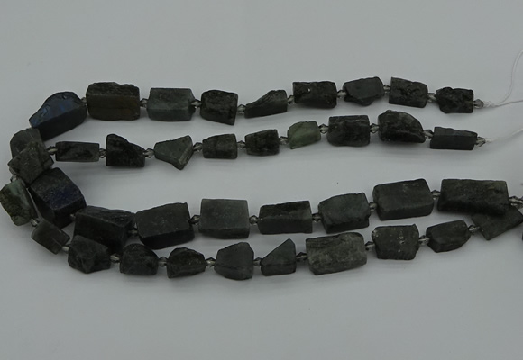 CNG5246 15.5 inches 8*12mm - 15*25mm nuggets labradorite beads