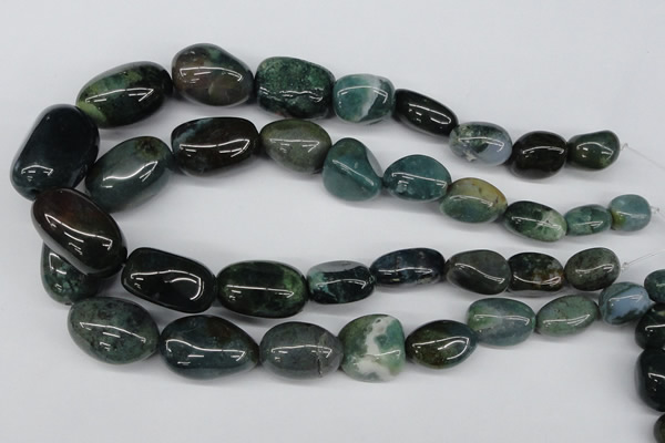 CNG53 15.5 inches 12*18mm - 24*30mm nuggets grass agate beads