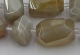 CNG5303 15.5 inches 12*16mm - 18*25mm faceted nuggets moonstone beads