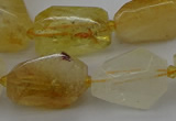 CNG5321 15.5 inches 12*16mm - 15*25mm faceted nuggets citrine beads