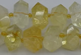 CNG5327 15.5 inches 12*16mm - 15*20mm faceted nuggets citrine beads