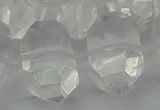 CNG5335 15.5 inches 13*18mm - 20*30mm faceted nuggets white crystal beads