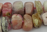 CNG5381 15.5 inches 10*14mm - 13*18mm nuggets pink opal beads