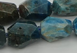 CNG5388 15.5 inches 12*16mm - 15*25mm faceted nuggets apatite beads