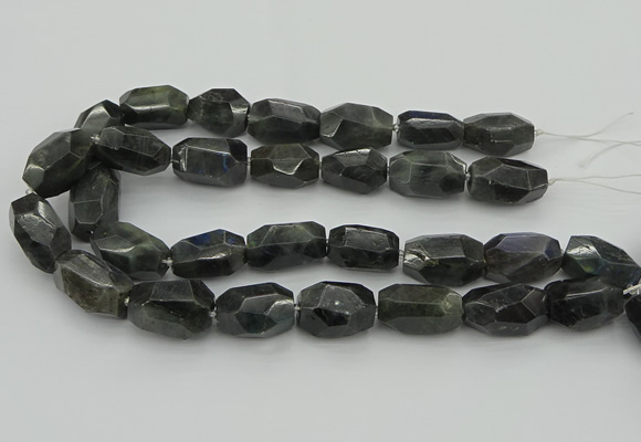 CNG5389 15.5 inches 12*16mm - 15*25mm faceted nuggets labradorite beads