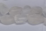 CNG5530 15.5 inches 10*14mm - 12*16mm nuggets white crystal beads