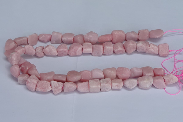 CNG5536 15.5 inches 10*14mm - 12*16mm nuggets Chinese pink opal beads