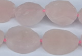 CNG5560 15.5 inches 12*16mm - 18*22mm freeform rose quartz beads