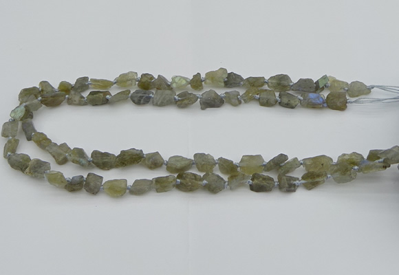 CNG5620 6*9mm - 10*16mm nuggets labradorite gemstone beads