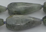 CNG5642 15.5 inches 15*35mm - 18*45mm faceted teardrop labradorite beads