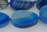 CNG5665 15.5 inches 22*30mm freeform agate gemstone beads