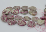 CNG5745 15.5 inches 25*35mm - 30*40mm freeform pink tourmaline beads