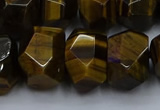 CNG5771 12*16mm - 13*18mm faceted nuggets yellow tiger eye beads