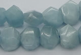 CNG5830 15.5 inches 12*16mm - 13*18mm faceted nuggets aquamarine beads