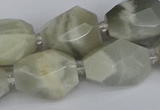 CNG5833 15.5 inches 12*16mm - 15*25mm faceted nuggets moonstone beads