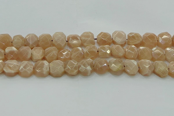 CNG5872 15.5 inches 8*12mm - 12*16mm faceted freeform moonstone beads