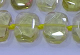 CNG5882 15.5 inches 10*14mm - 12*16mm faceted freeform lemon quartz beads