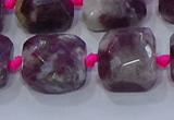 CNG5886 15.5 inches 10*12mm - 10*14mm faceted freeform tourmaline beads