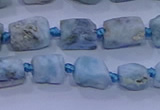 CNG5915 15.5 inches 4*6mm - 6*10mm nuggets rough larimar beads