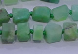 CNG5916 4*6mm - 6*10mm nuggets rough Australia chrysoprase beads