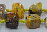 CNG6001 15.5 inches 12*16mm - 15*18mm nuggets agate beads