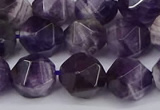 CNG6028 15.5 inches 12mm faceted nuggets dogtooth amethyst beads