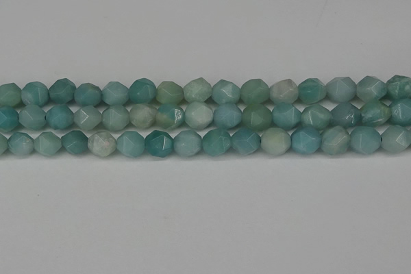 CNG6100 15.5 inches 8mm faceted nuggets amazonite gemstone beads