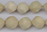 CNG6122 15.5 inches 8mm faceted nuggets jasper beads