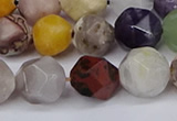 CNG6130 15.5 inches 8mm faceted nuggets mixed gemstone beads